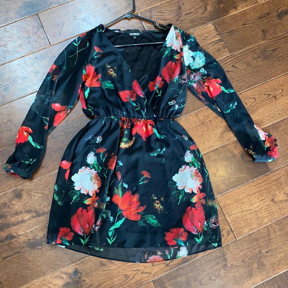 Long Sleeve Dress- Express
